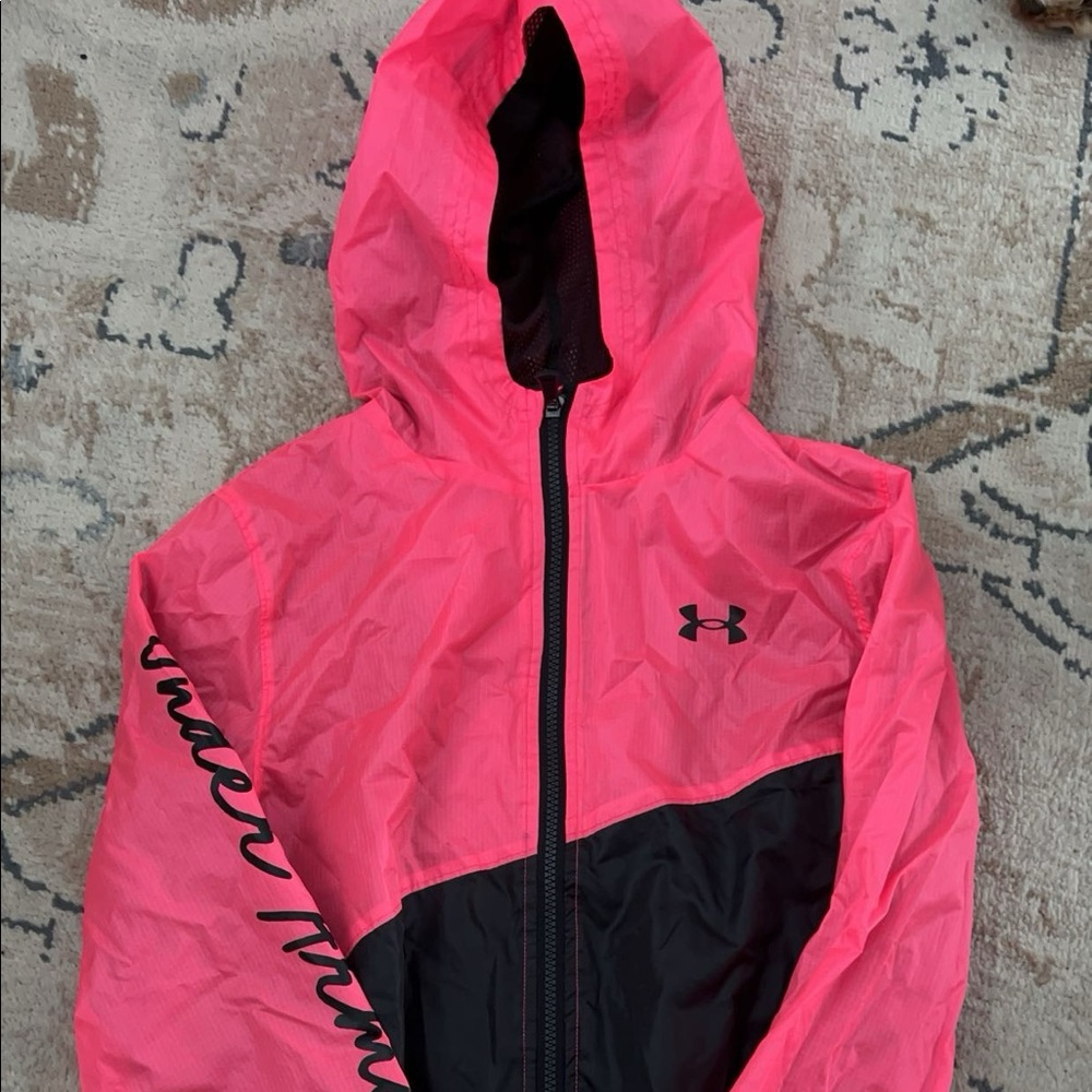Under Armour youth rain wind jacket size large 10/12
